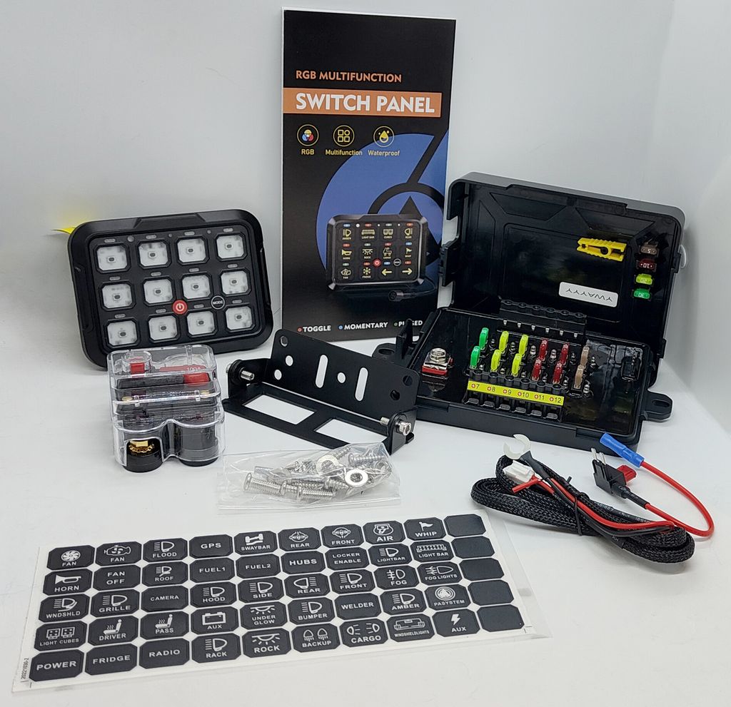 Switch Panel Lumidrive 12V : Centralisez l'Électricité de Votre 4x4 Xperts 4x4