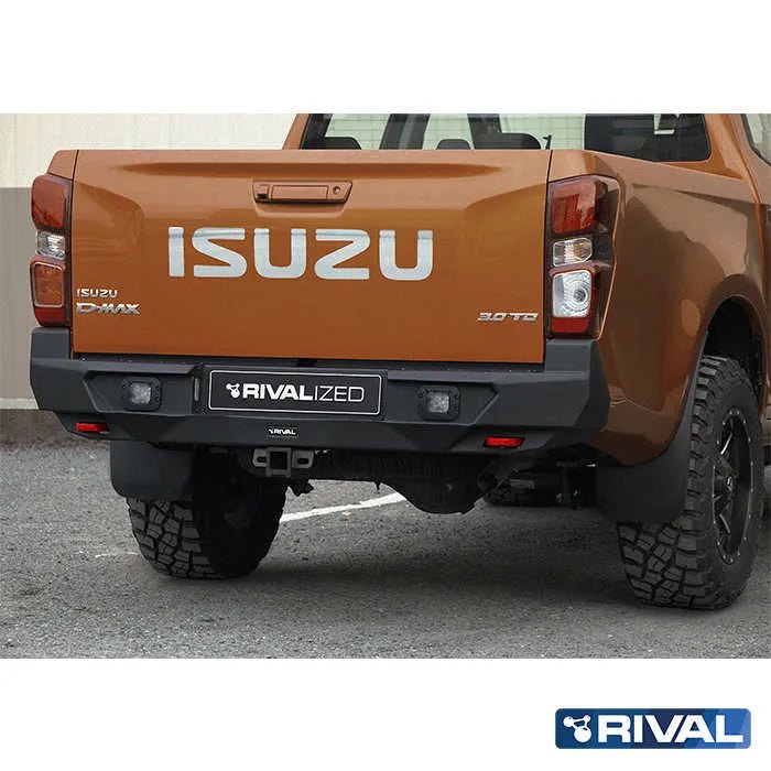 Pare-choc Arrière Aluminium Rival4x4 | Isuzu Dmax 2021+ Xperts 4x4