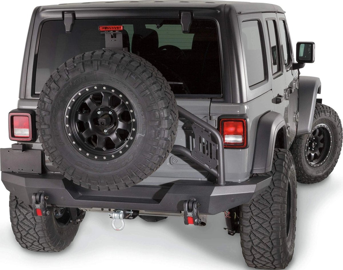 Porte Roue pour PC Arrière WARN Elite Jeep Wrangler JL 2018+ - Jeep Gladiator JT