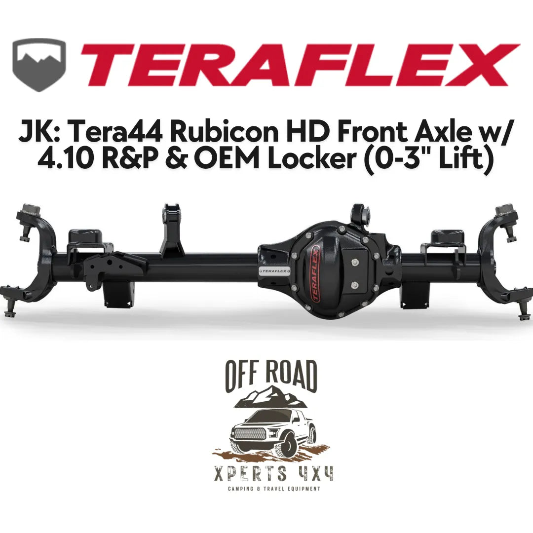 Pont Avant TeraFlex TERA44 4.10 & Blocage – Résistance Extrême pour Jeep JK Xperts 4x4