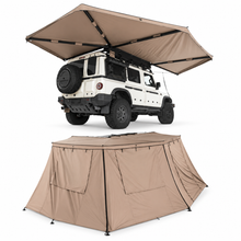 Pack Markise 270° Selbsttragend + Markisenzelt Rhino-Rack | Batwing Rechte Seite