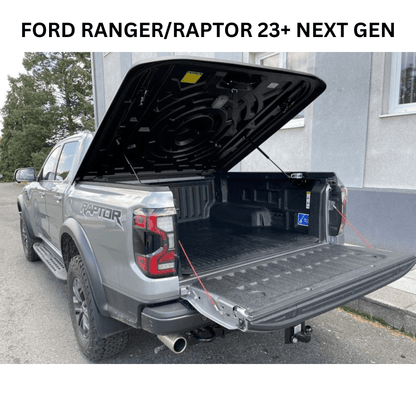 Couvre Benne AEROKLAS Speed – Double Coque ABS - Noir Grainé - Double-Cab - Ford Ranger 2012-2022