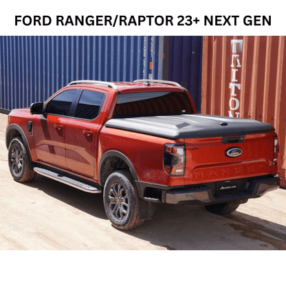 Couvre Benne AEROKLAS Speed – Double Coque ABS - Noir Grainé - Double-Cab - Ford Ranger 2012-2022