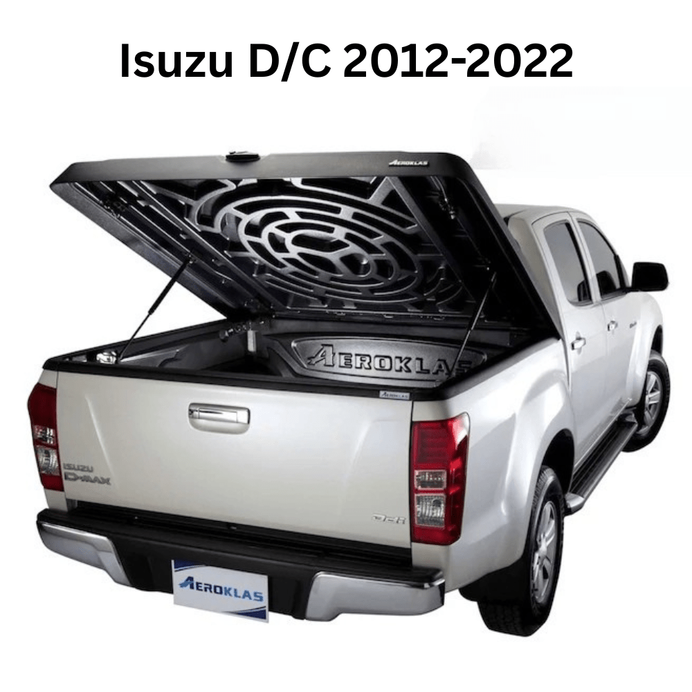 Couvre Benne AEROKLAS Speed – Double Coque ABS - Noir Grainé - Double-Cab - Ford Ranger 2012-2022