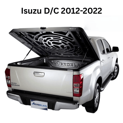 Couvre Benne AEROKLAS Speed – Double Coque ABS - Noir Grainé - Double-Cab - Ford Ranger 2012-2022