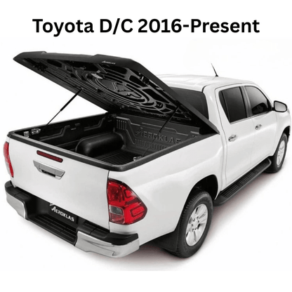 Couvre Benne AEROKLAS Speed – Double Coque ABS - Noir Grainé - Double-Cab - Ford Ranger 2012-2022
