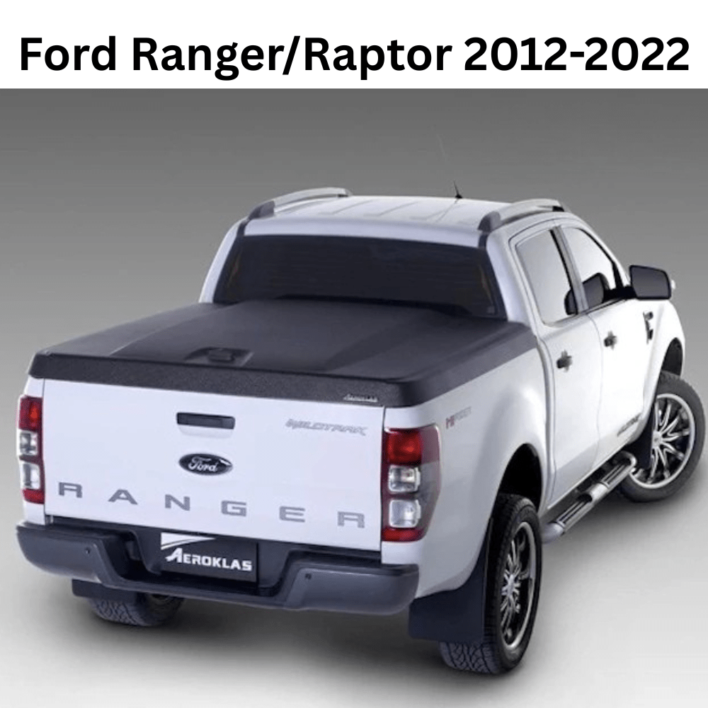 Couvre Benne AEROKLAS Speed – Double Coque ABS - Noir Grainé - Double-Cab - Ford Ranger 2012-2022
