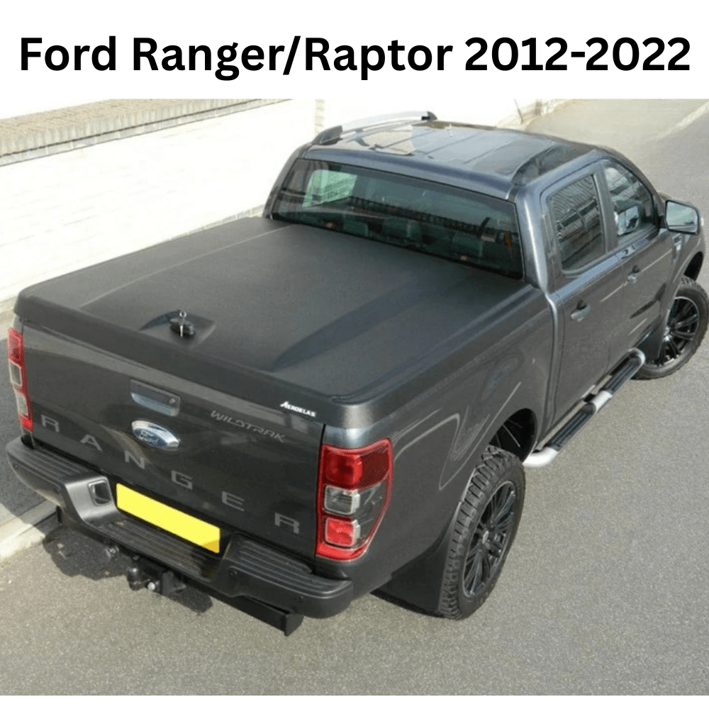 Couvre Benne AEROKLAS Speed – Double Coque ABS - Noir Grainé - Double-Cab - Ford Ranger 2012-2022