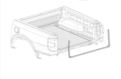 Joint Anti-Poussière Ridelle AEROKLAS | Ranger/Raptor & Amarok 2023+ - Ford Ranger/Raptor 2023+