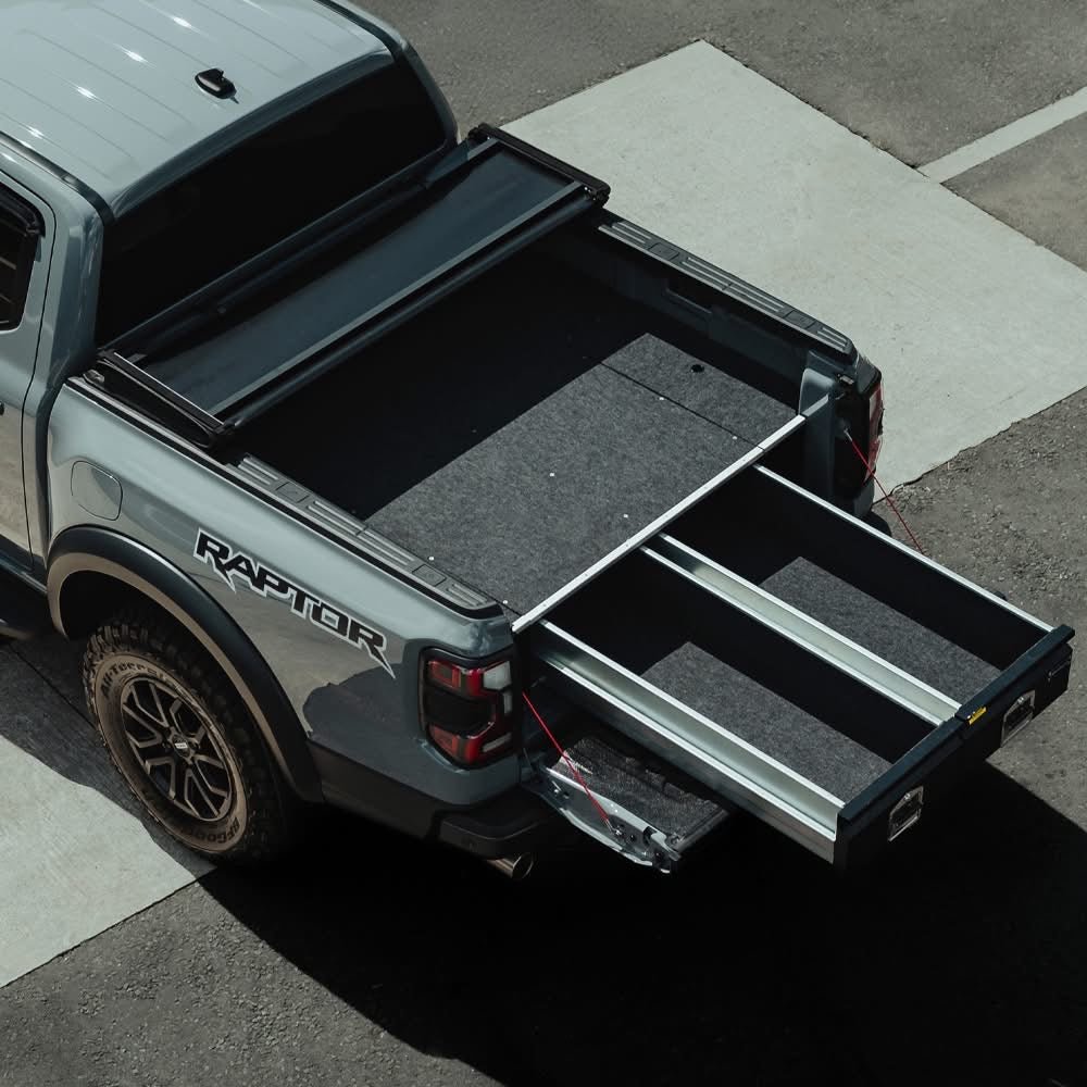 Tiroirs Coulissants AEROKLAS Ford Ranger/ VW Amarok (23-) - Ford Ranger/Raptor 2023+