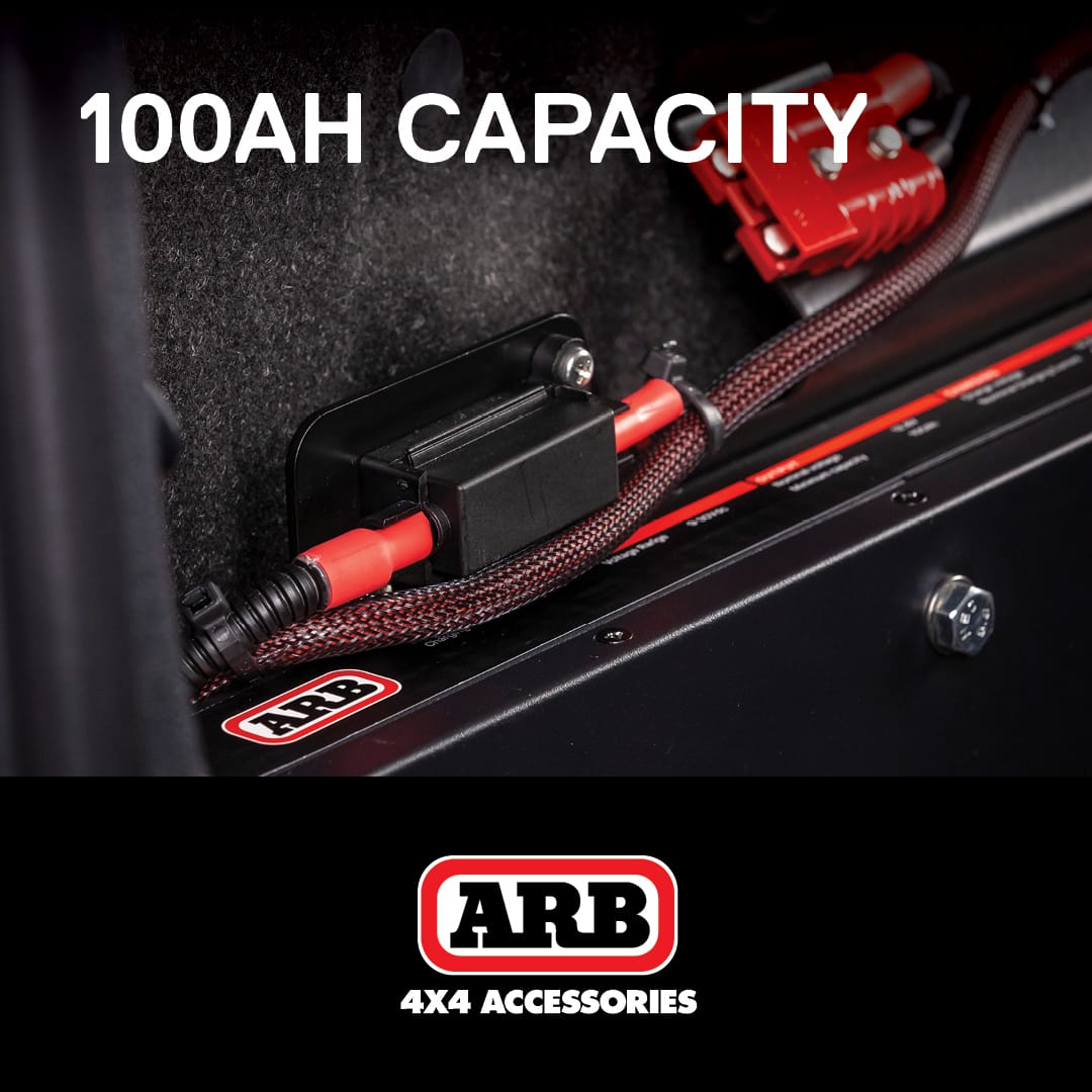 Batterie ARB Slimline 100Ah LiFePO4 avec chargeur DC-DC 40A - BYD Shark 2024+