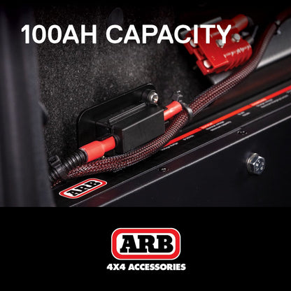 Batterie ARB Slimline 100Ah LiFePO4 avec chargeur DC-DC 40A - BYD Shark 2024+