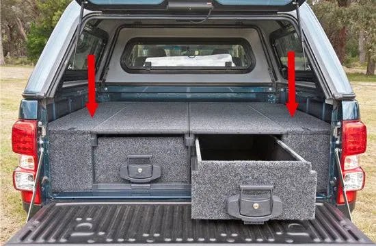 Kit Finition Tiroirs ARB Ford Ranger/Raptor 2012-2022 Double Cab - Ford Ranger 2012-2022
