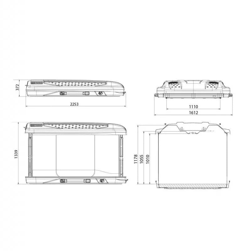 Tente de toit Altitude Electrique | ARB - BYD Shark 2024+
