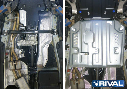 Blindage boîte de vitesses et boîte de transfert Volkswagen Touareg 2010–2018 en aluminium 4 mm – RIVAL 4X4 -