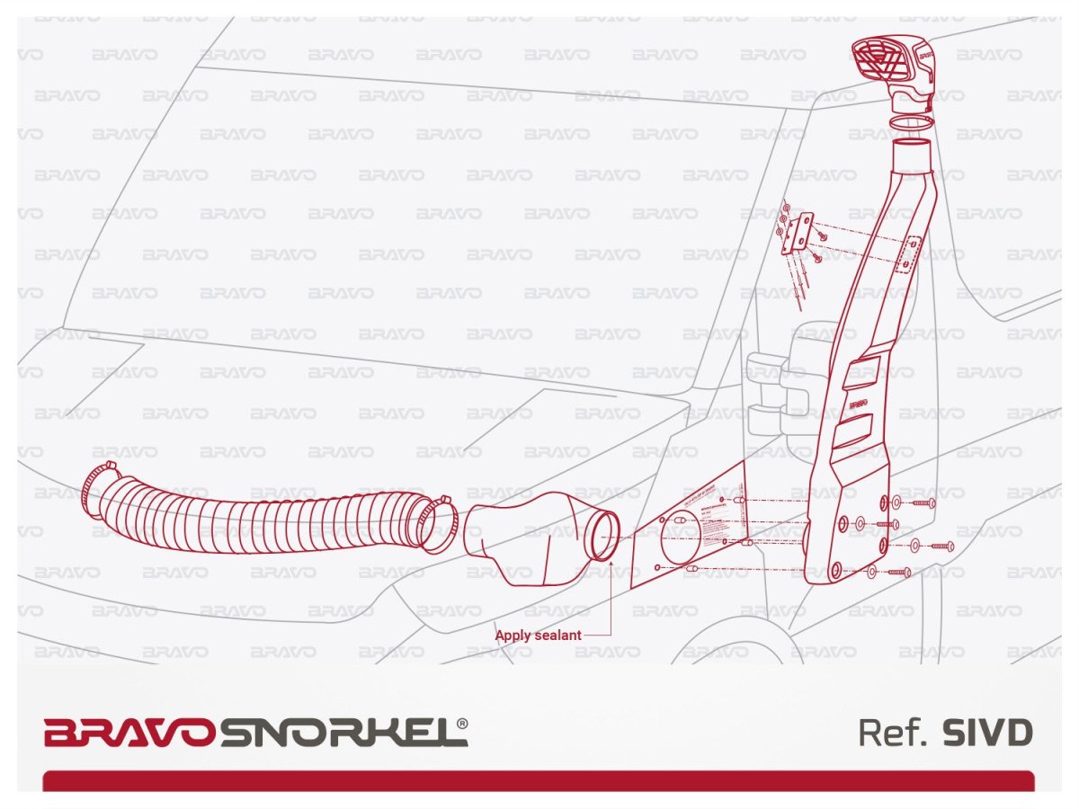 Snorkel IVECO DAILY 2014-Present | BRAVO SNORKEL - Iveco Daily