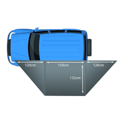 Auvent 180° Autoportant Overland | BULLFACE - BYD Shark 2024+