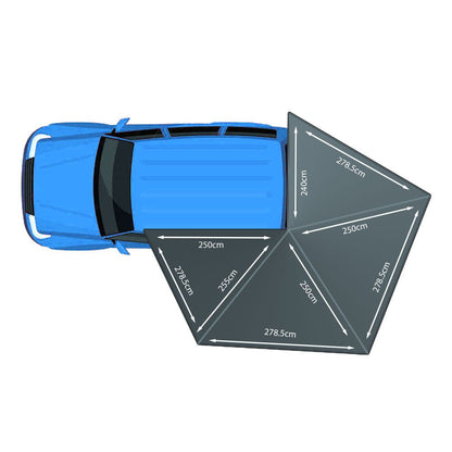 Auvent 270° Autoportant Overland | BULLFACE - BYD Shark 2024+