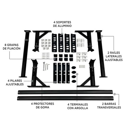 Bed Rack Universel Aluminium Pickup | BULLFACE - Dodge RAM 1500