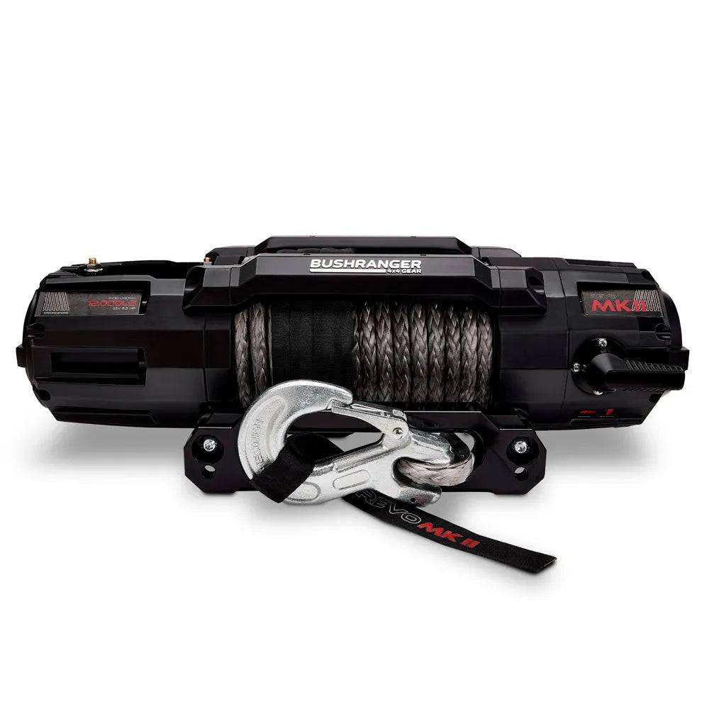 Treuil Bushranger REVO 12S MKII 5443kg - Acier ou Synthétique - BYD Shark 2024+