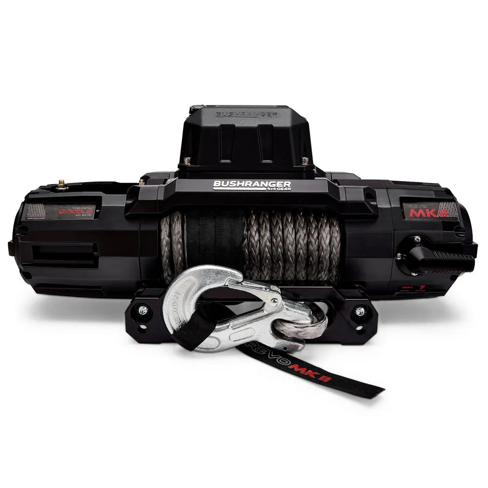 Treuil Bushranger REVO 12S MKII 5443kg - Acier ou Synthétique - BYD Shark 2024+