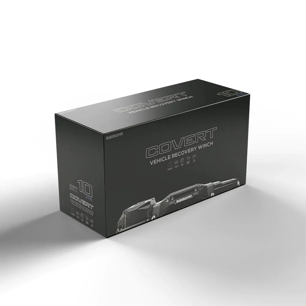 Treuil COVERT 10 Bushranger | 12V | 4536 KG | Acier - BYD Shark 2024+