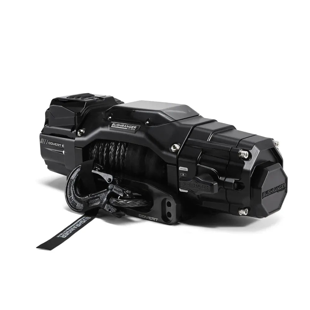 Treuil COVERT 10S Bushranger | 12V | 4536 KG | Synthetique - BYD Shark 2024+
