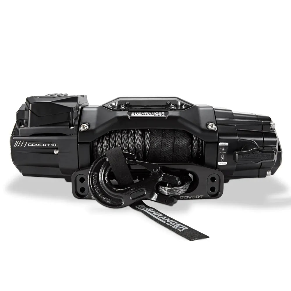 Treuil COVERT 10S Bushranger | 12V | 4536 KG | Synthetique - BYD Shark 2024+