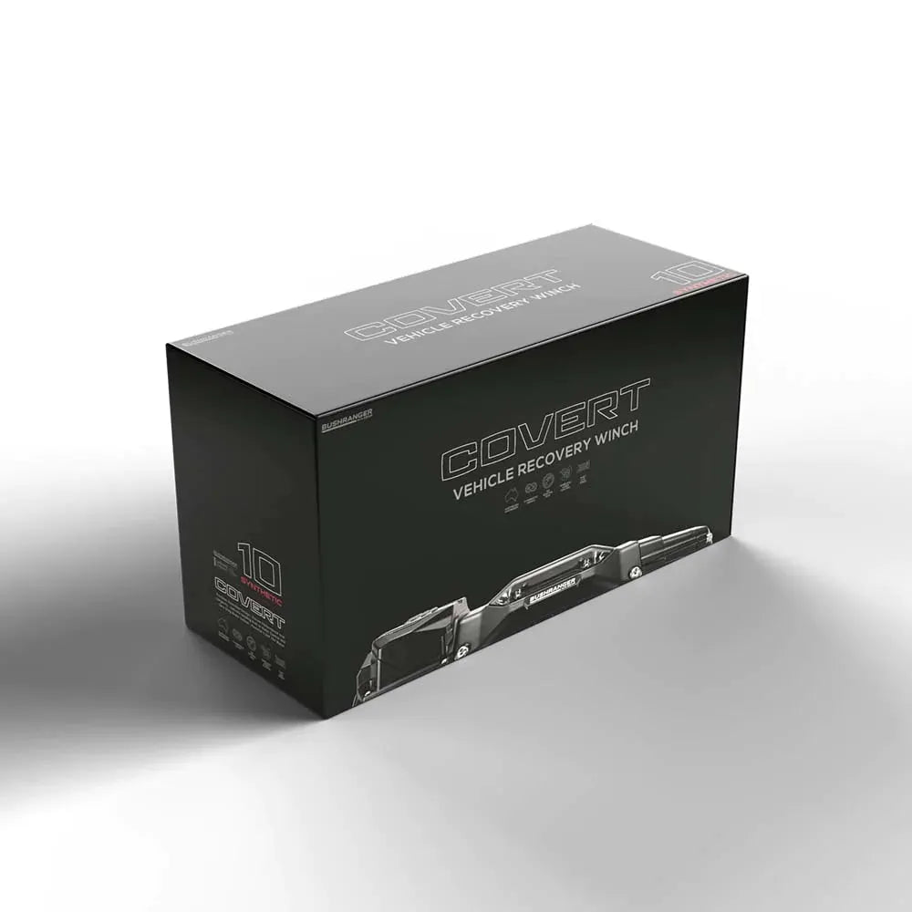 Treuil COVERT 10S Bushranger | 12V | 4536 KG | Synthetique - BYD Shark 2024+