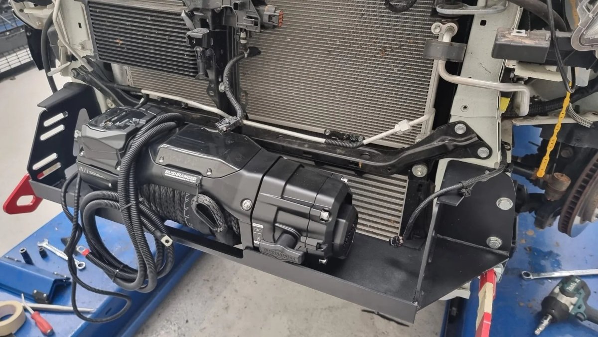 Treuil COVERT 10S Bushranger | 12V | 4536 KG | Synthetique - BYD Shark 2024+