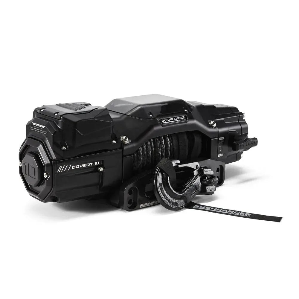 Treuil COVERT 10S Bushranger | 12V | 4536 KG | Synthetique - BYD Shark 2024+