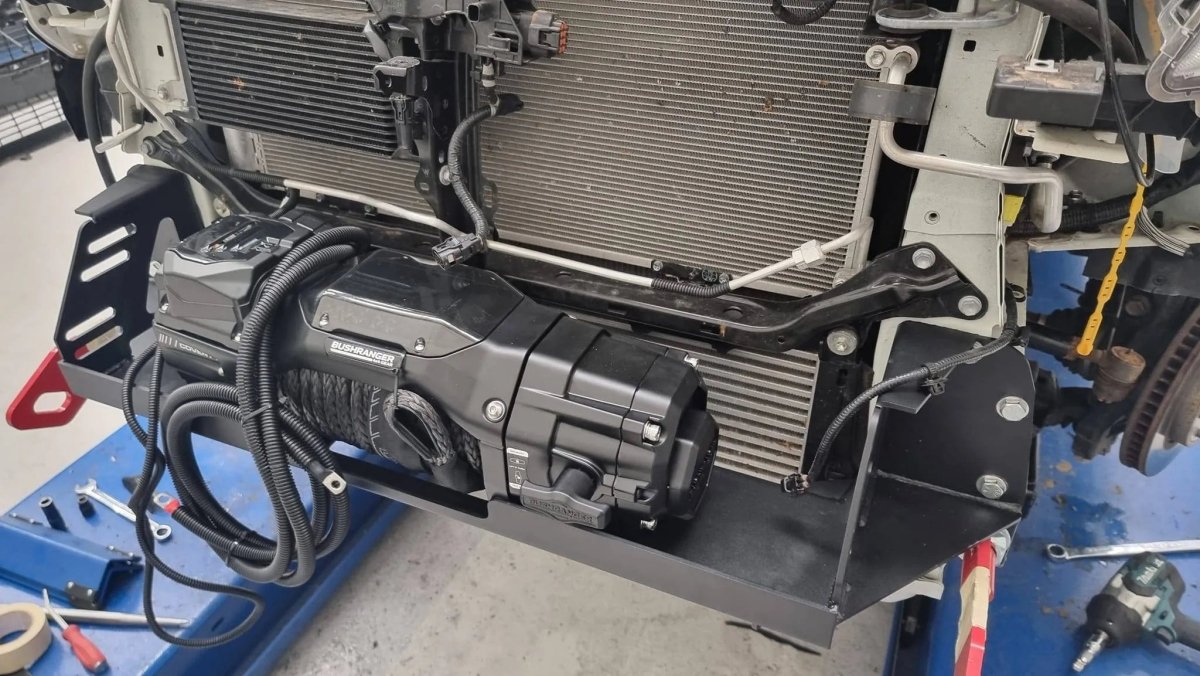 Treuil COVERT 10S Bushranger | 12V | 4536 KG | Synthetique - BYD Shark 2024+