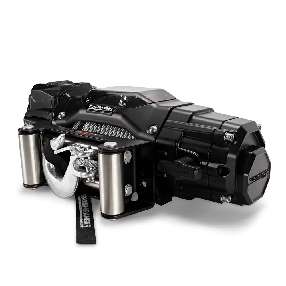 Treuil COVERT 12 Bushranger | 12V | 5443 KG | Cable Acier - BYD Shark 2024+