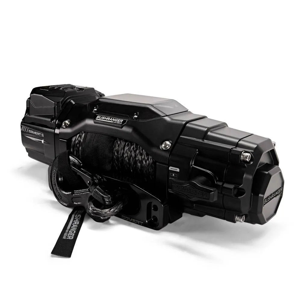 Treuil COVERT 12S Bushranger | 12V | 5443 KG | Synthetique - BYD Shark 2024+