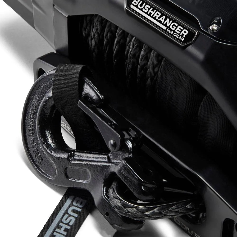 Treuil COVERT 12S Bushranger | 12V | 5443 KG | Synthetique - BYD Shark 2024+