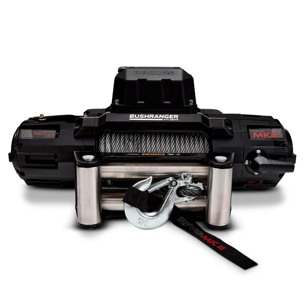 Treuil REVO 10S MKII 4 536 kg | Câble Acier ou Synthétique - Bushranger 4x4 Gear - BYD Shark 2024+