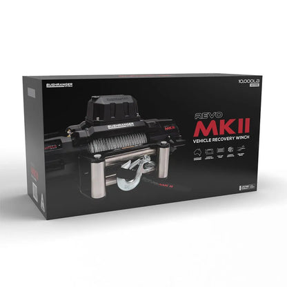 Treuil REVO 10S MKII 4 536 kg | Câble Acier ou Synthétique - Bushranger 4x4 Gear - BYD Shark 2024+