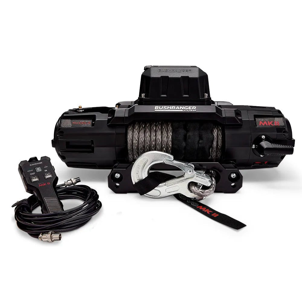 Treuil REVO 10S MKII 4 536 kg | Câble Acier ou Synthétique - Bushranger 4x4 Gear - BYD Shark 2024+