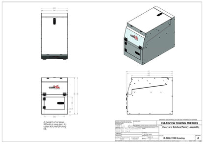 Bloc Cuisine Modulaire Depliable ClearView | 4x4 & Pickup - BYD Shark 2024+