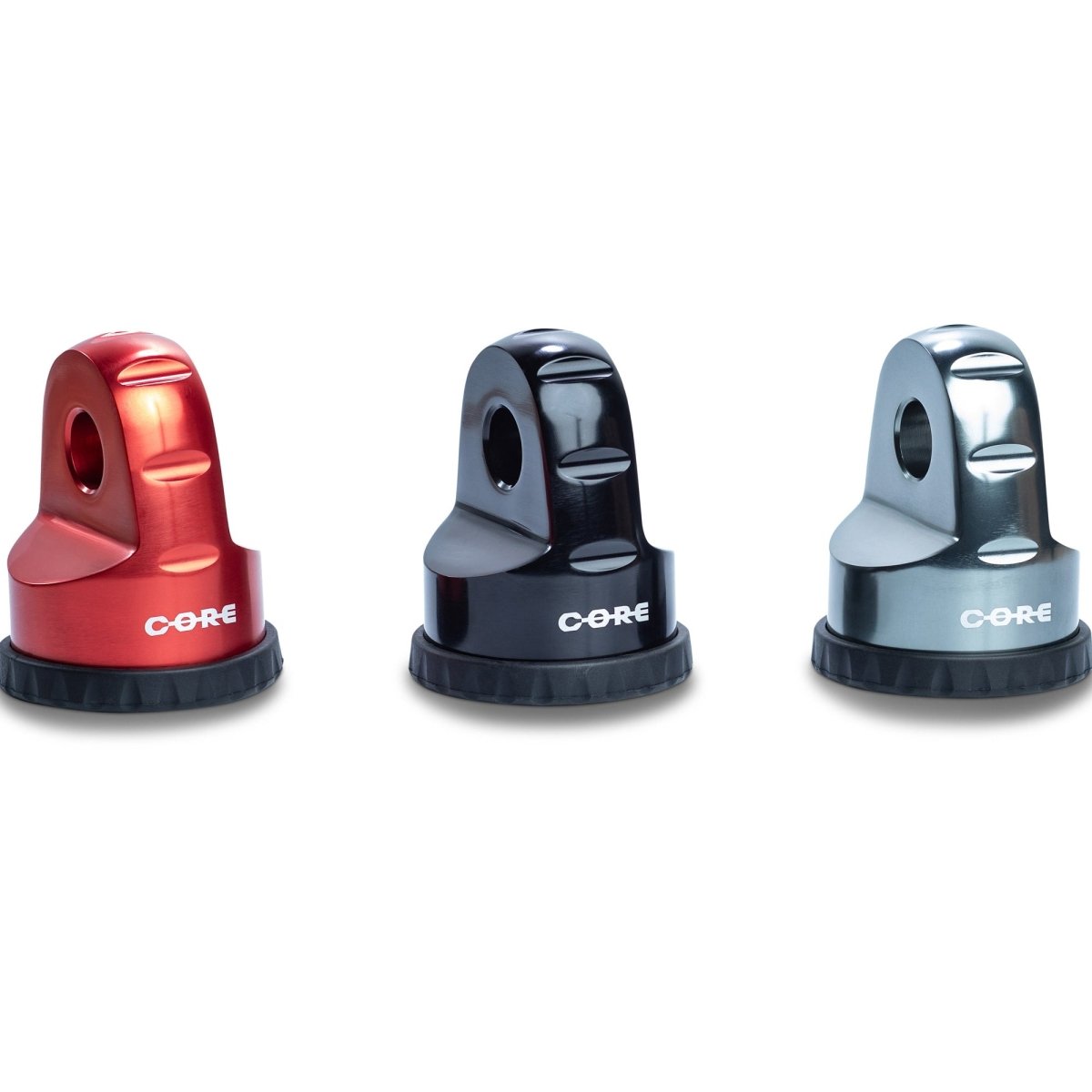 CORE Arrêt Câble de Treuil Aluminium 12T – Titane / Rouge / Noir - BYD Shark 2024+