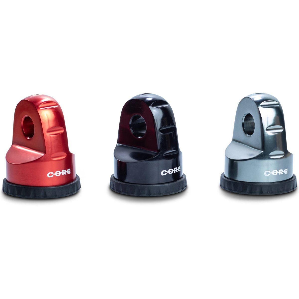 CORE Arrêt Câble de Treuil Aluminium 12T – Titane / Rouge / Noir - BYD Shark 2024+