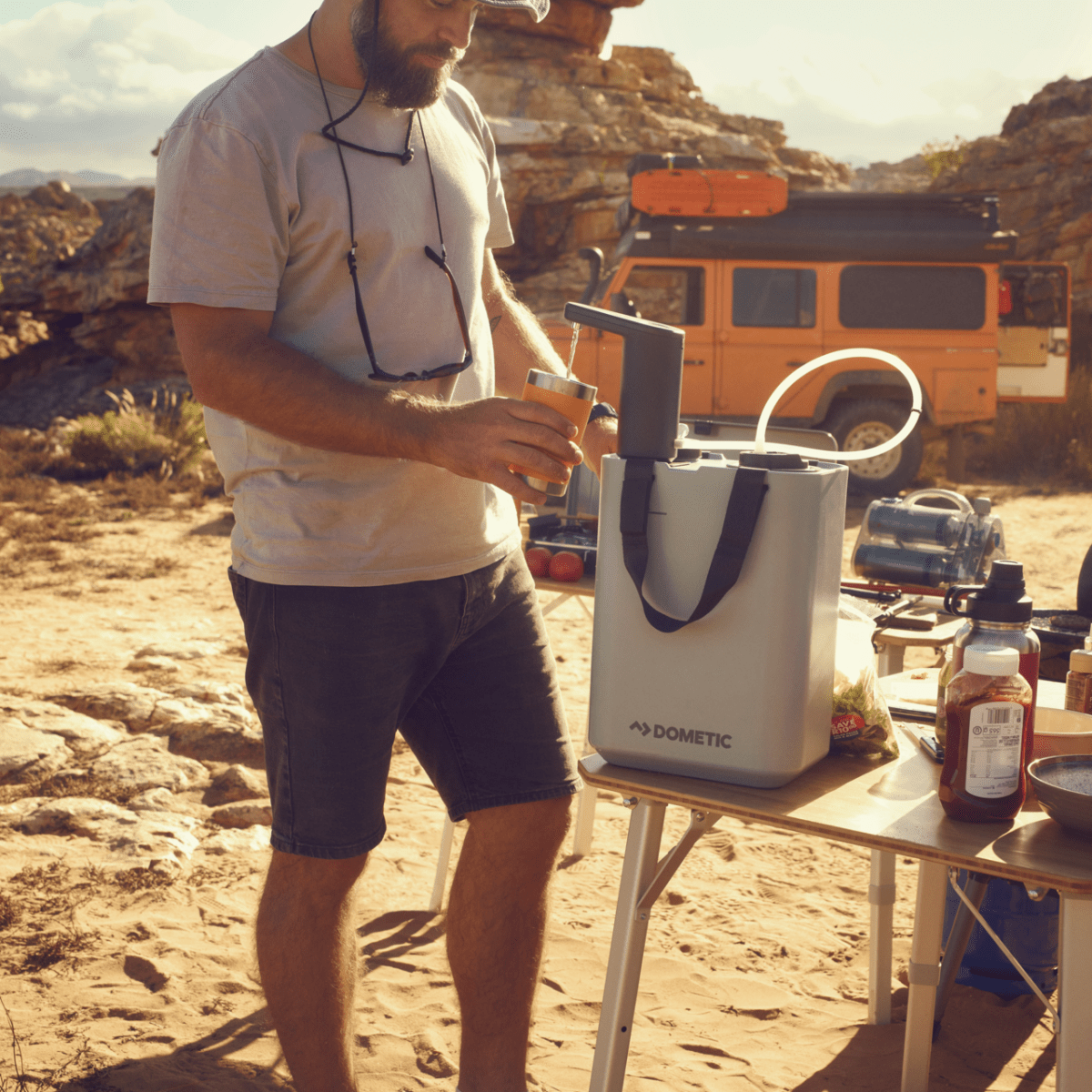 Réservoir d’Eau DOMETIC GO 11L avec Robinet - Glacier - BYD Shark 2024+