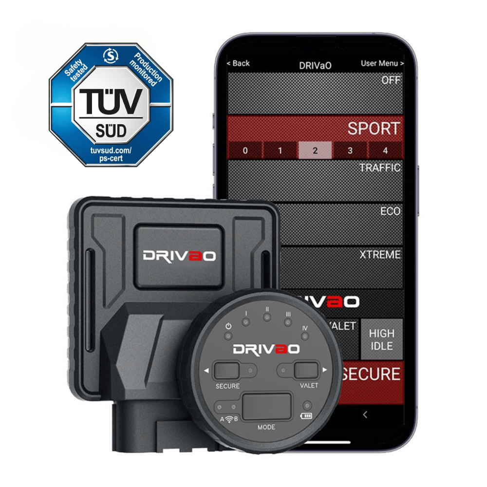 Boîtier de réactivité Moteur DRIVAO - Certifié TÜV & CE - BYD Shark 2024+