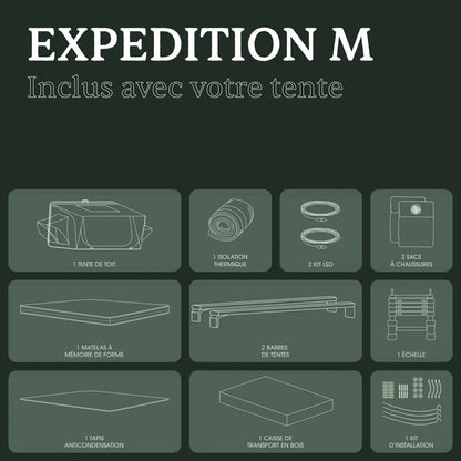 Tente de Toit Expedition M – GO Overland Canada (2-3 Places) - BYD Shark 2024+