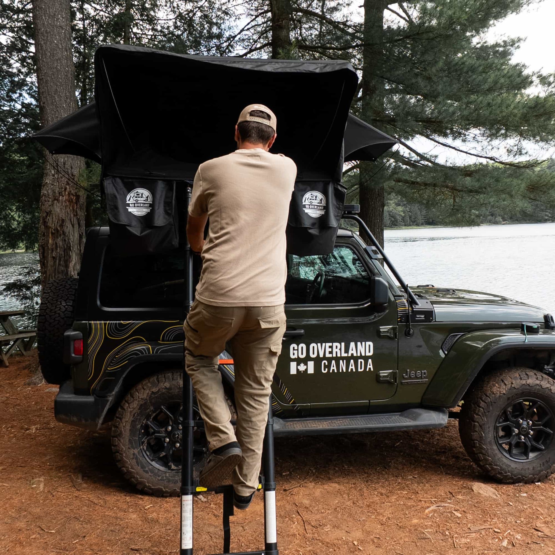 Tente de Toit Expedition M – GO Overland Canada (2-3 Places) - BYD Shark 2024+