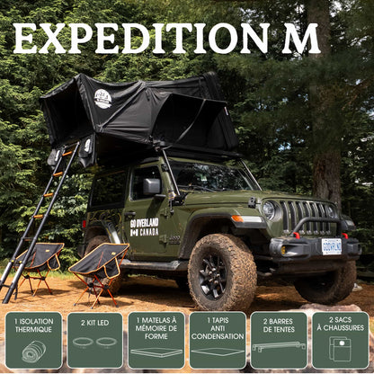 Tente de Toit Expedition M – GO Overland Canada (2-3 Places) - BYD Shark 2024+