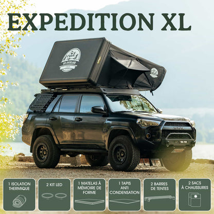 Tente de Toit Expedition XL Go Overland Canada – 4 à 5 Places - BYD Shark 2024+