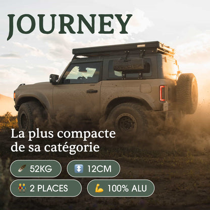 Tente de Toit Rigide JOURNEY - 2 Places Ultra Légère & Compacte - BYD Shark 2024+