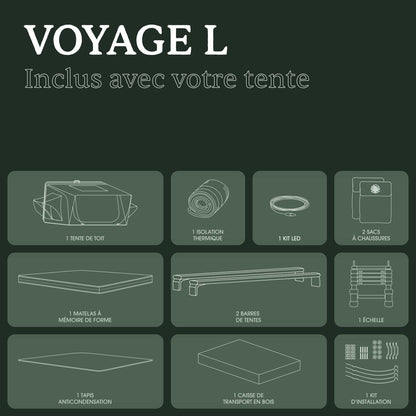 Tente de Toit Voyage L Go Overland Canada – 4 Places - BYD Shark 2024+