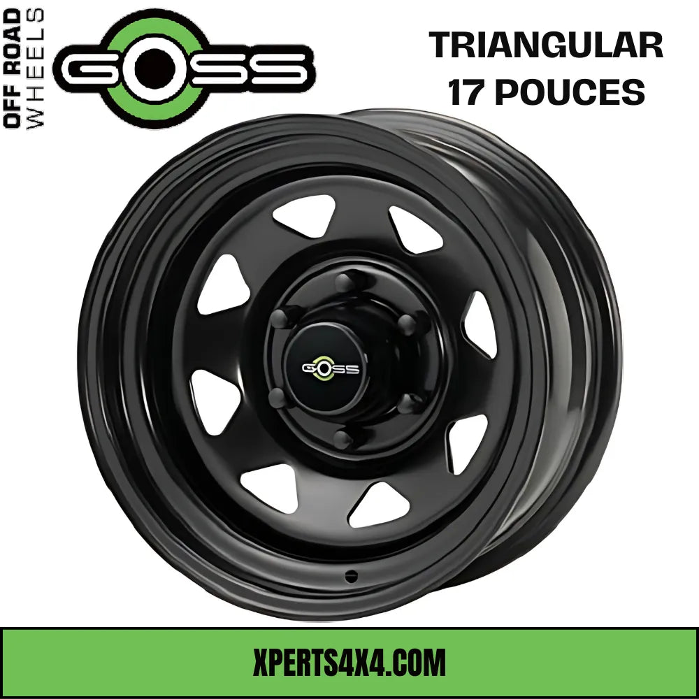 Jante Acier GOSS TRIANGULAR - 17 pouces - Black - Dacia Duster 2010-2023